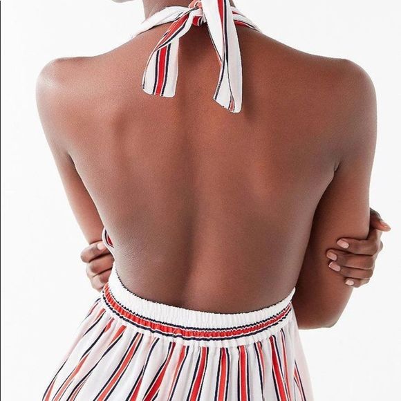 𝅺NWT UO Raven Halter Jumpsuit - Picture 4 of 8